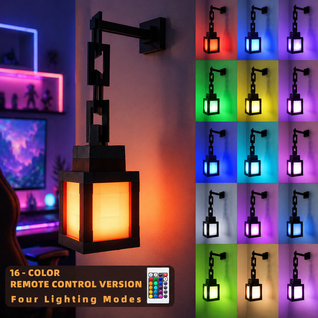 PixelGlow LED Lantern